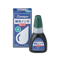 シヤチハタ Xスタンパー用顔料系補充インキ 緑 20ml F814646-XLR-20N