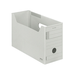 コクヨ ファイルボックス-FS Fタイプ グレー 5個//3-LFFN-M FC02256-B41/3-LFFN-M-イメージ1