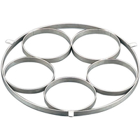 江部松商事 EBM/18-8 ゆで麺鍋用リング Bタイプ 直径135×5穴 FC392LB-0867300