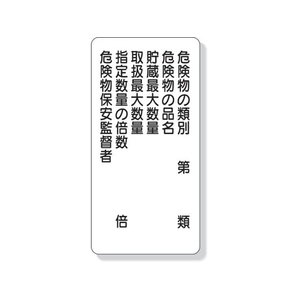 ユニット 危険物標識 危険物の類別 FC885GM-3339637-イメージ1
