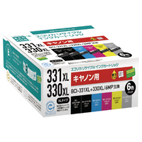 エコリカ リサイクルインクカートリッジ 6色パック ECI-C331XL-6P