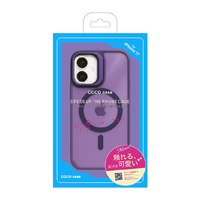 COCO CASE 1845-17-DEEPPURPLE iPhone 17用カメラリングスタンドケース