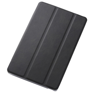 エレコム dtab Compact用フラップカバー/背面クリア/ソフトレザーフラップ/2アングル ブラック TB-D201WVBK エレコム dtab Compact用フラップカバー/背面クリア/ソフトレザーフラップ/2アングル ブラック TB-D201WVBK