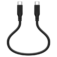 ラスタバナナ PD60W対応 USB3．2 Gen1(Type-C to Type-C)ケーブル 0．3m チャコールグレー R03CACC3A07CGRY