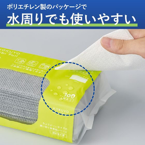 コクヨ HibiFull 使い切り食器洗いシート 詰替 100枚 FCE435U-KHF-KDR111-イメージ6