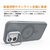 COCO　CASE iPhone 17用カメラリングスタンドケース グレー 1845-17-GRAY-イメージ3
