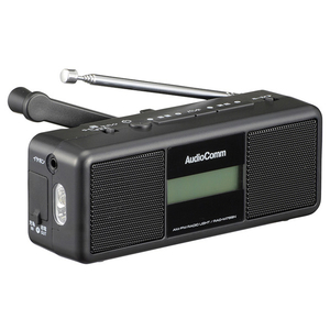 オーム電機 手回しラジオライト AudioComm RAD-M799N オーム電機 手回しラジオライト AudioComm RAD-M799N