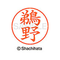 シヤチハタ ネームペン用ネーム シルバー 既製 鵜野 FC46143-X-GPS-0372