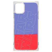 PGA iPhone 11用ネオンサンドケース STAR WARS ロゴ/ブルー&レッド PG-DLQ19B14SW