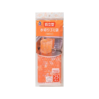 ネクスタ ごみっこポイ自立型水切りゴミ袋ピンク 25枚入 FC093MX