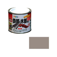 アサヒペン 油性鉄部木部用EX 1／5L ライトグレー FC475NS