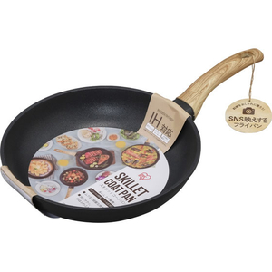 アイリスオーヤマ スキレットコートパン IH 28cm ブラック FCJ532V-SKL-28IH-イメージ1