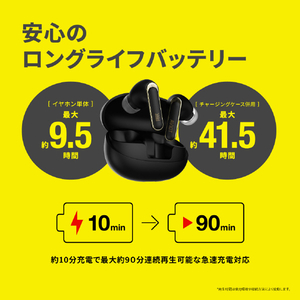 AVIOT AVIOT トゥルーワイヤレスイヤホン ピエール中野 ブラック TE-U1-PNK-イメージ12