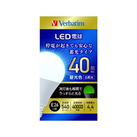 Verbatim LED電球 E26口金 全光束540lm(4．4W一般電球・広配光タイプ) 昼光色相当 LDA4D-G/LCCV2