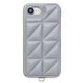ユニケース iPhone 16e用Triangle Puffy Case ペールブルー UNI-CSIP25S-2TPPB