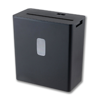 ナカバヤシ HES-108BK パーソナルシュレッダ(4×35mm) ブラック