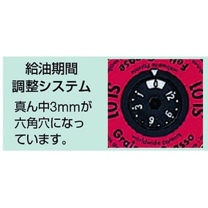 ザーレン コーポレーション シマルーベ自動給油器 グリス250CC付き 250193φ521～12ヶ月 FC561DM-3960803-イメージ2