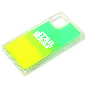 PGA iPhone 11用ネオンサンドケース STAR WARS ロゴ/グリーン&イエロー PG-DLQ19B15SW-イメージ2