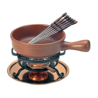 チーズフォンデュ・セット コンロセット スイス製 銅製品 チーズフォンデュ・セット コンロセット スイス製 銅製品