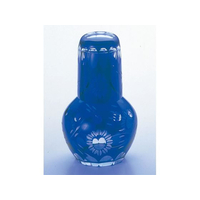 大塚硝子店 花切子 冠水瓶 ルリ HN-40BL 700cc ガラス製 FC769LV-7533700