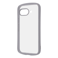 レイアウト Google Pixel 9a用Like standard Puffull 耐衝撃 バンパー ハイブリッドケース グレー RT-GP9ACMD1/GR