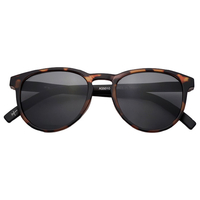 LE　FOON 大人サングラス Boston adult sunglasses ブラックデミ AS50101ﾌﾞﾗﾂｸﾃﾞﾐ