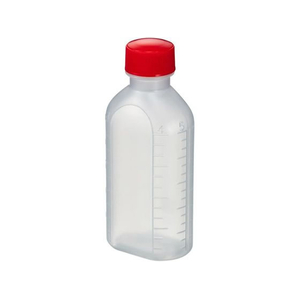 エムアイケミカル 投薬瓶PPB(滅菌済)少数包装 プラスチック薬瓶 08-2850-2805 キャップ:赤 100CC(10ポンイリ) FCG634T-08-2850-2805-イメージ1