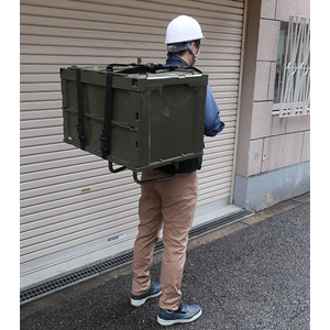 エスコ 640×360×250mm/50kg 背負子 FCJ237H-EA520EF-11-イメージ2