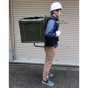 エスコ 640×360×250mm/50kg 背負子 FCJ237H-EA520EF-11-イメージ3
