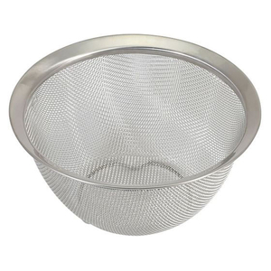 リバティーコーポレーション ステンレス製 ボウル型ザル 15cm 足付 FCE336W-LD-380-イメージ1