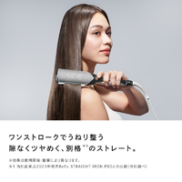 MTG RE-CA-03A ReFa POWER STRAIGHT IRON ブラック|エディオン