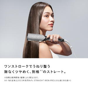 MTG ReFa POWER STRAIGHT IRON ブラック RE-CA-03A-イメージ3