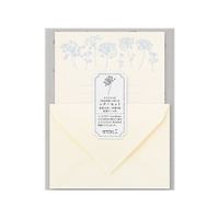 デザインフィル レターセット 花色和紙 白A FC591SU-86928006