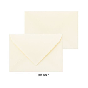 デザインフィル レターセット 花色和紙 白A FC591SU-86928006-イメージ4