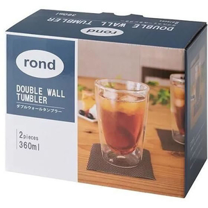リビング rond ダブルウォールタンブラー 360mL 2個セット FCE052Z-イメージ2