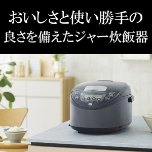 タイガー IH炊飯ジャー(1升炊き) メタリックグレー JPW-S180HM-イメージ3