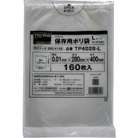 トラスコ 保存用ポリ袋Ｌ　４００×２８０　１６０枚入 TP4028-L