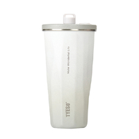 KOTANI金属工業 ストロータンブラー 470ml TYESO シャイングレー KT01-047-SGY