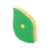 マーナ POCO葉っぱ型スポンジ グリーン F726995-K614G-イメージ1
