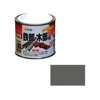 アサヒペン 油性鉄部木部用EX 1／5L グレー FC476NS