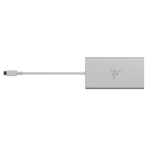 RAZER USB C Dock Mercury White RC21-02250200-R3M1-イメージ2