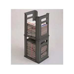 サンコープラスチック ニューズストッカー グレー FCF419T-51591-イメージ6