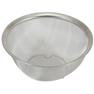 リバティーコーポレーション ステンレス製 ボウル型ザル 18cm 足付 FCE337W-LD-381-イメージ1