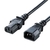 サンワサプライ 電源コード 12A 250V(3m) ブラック APW12-C14C13250-30-イメージ1
