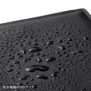 サンワサプライ 防水スリムインナーケース IN-WP13BK-イメージ5
