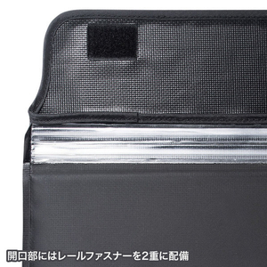 サンワサプライ 防水スリムインナーケース IN-WP13BK-イメージ9
