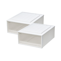 天馬 フィッツケース53-44M ホワイトクリア 2個組 ホワイトクリア ﾌｲﾂﾂｹ-ｽ53-44MWHCL2ｸﾞﾐ