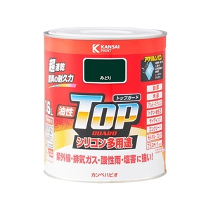 カンペハピオ 油性トップガード みどり 1.6L FCB950M-イメージ1
