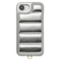 ユニケース iPhone 16e用Puffy Case シルバー UNI-CSIP25S-2PCSV
