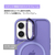 COCO　CASE iPhone 17用カメラリングスタンドケース パープル 1845-17-PURPLE-イメージ2